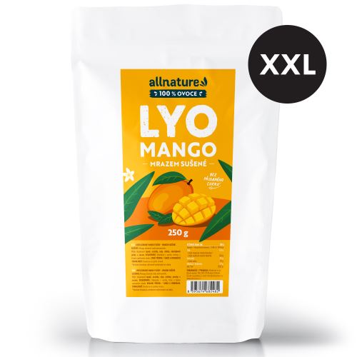 Allnature Mango sušené mrazem XXL 250 g