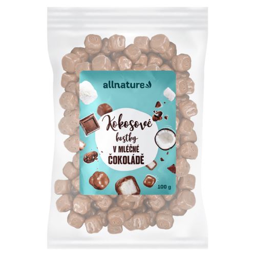 Allnature Coconut cubes in chocolate 100 g
