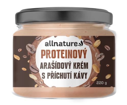 Allnature Peanut protein cream - coffee flavor 220 g