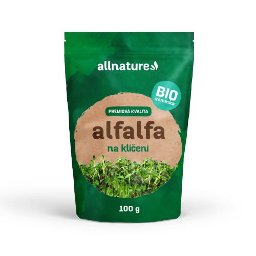 Allnature Alfalfa BIO semínka na klíčení 100 g