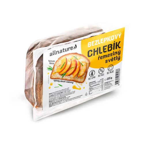 Gluten-free white rustic bread 235 g