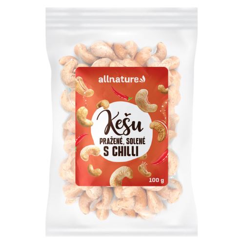 Allnature Cashew nuts roasted salted with chilli 100 g