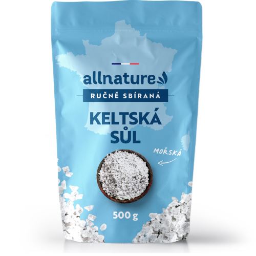 Allnature Keltská sůl 500 g Allnature Keltská sůl 500 g