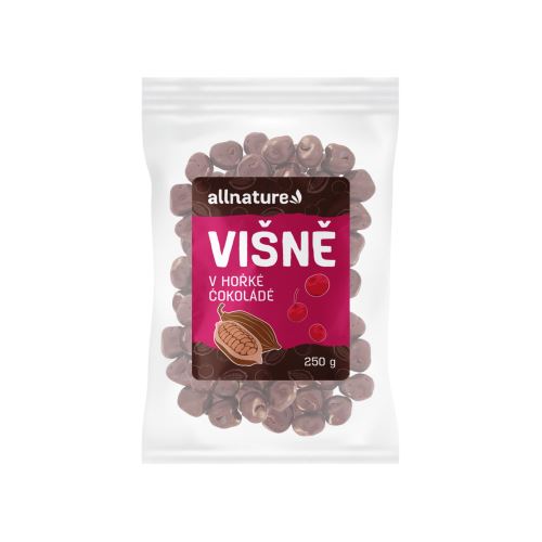 Allnature Sour cherries in dark chocolate 250 g