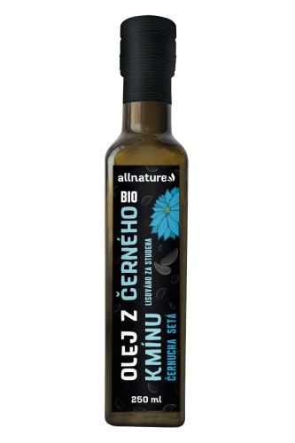 Allnature Black cumin oil BIO 250 ml