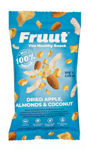 Fruut Sušené jablečné křupavé kousky s mandlemi a kokosem 30 g